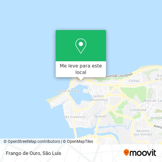 Frango de Ouro mapa