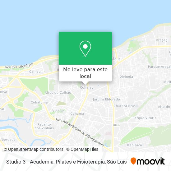 Studio 3 - Academia, Pilates e Fisioterapia mapa