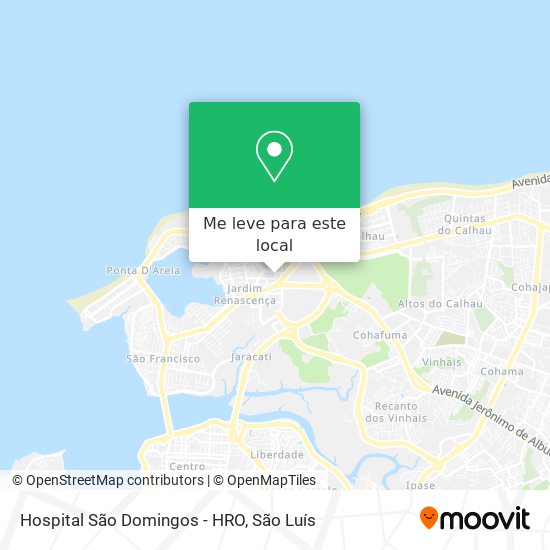 Hospital São Domingos - HRO mapa