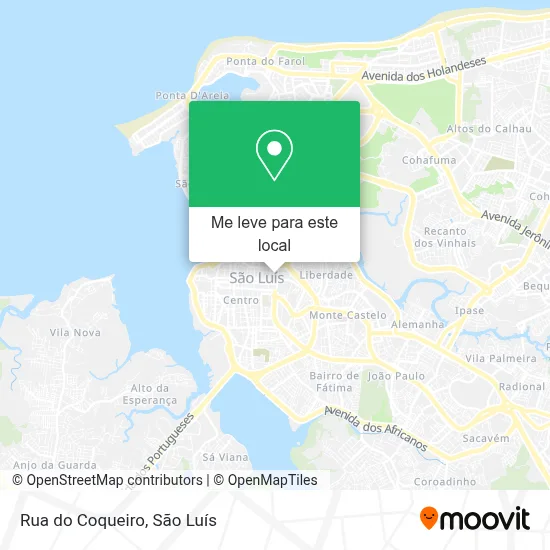 Rua do Coqueiro mapa