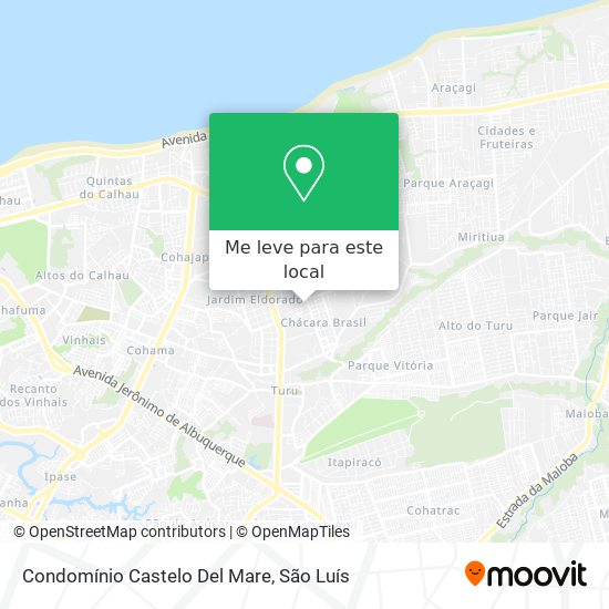 Condomínio Castelo Del Mare mapa