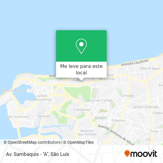 Av. Sambaquis - "A" mapa