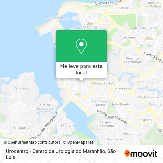 Urocentro - Centro de Urologia do Maranhão mapa