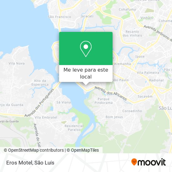 Eros Motel mapa