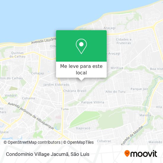 Condomínio Village Jacumã mapa