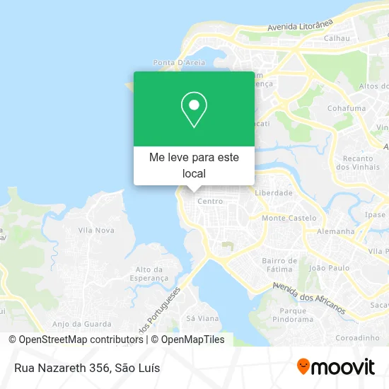 Rua Nazareth 356 mapa