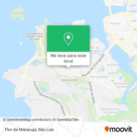 Flor de Maracujá mapa