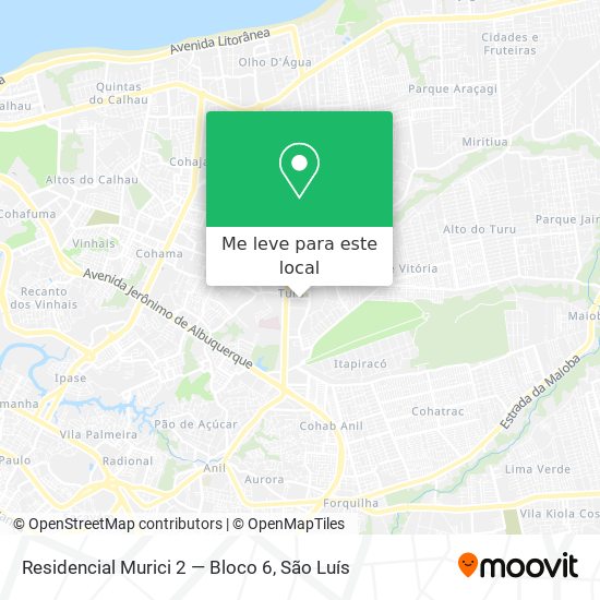 Residencial Murici 2 — Bloco 6 mapa