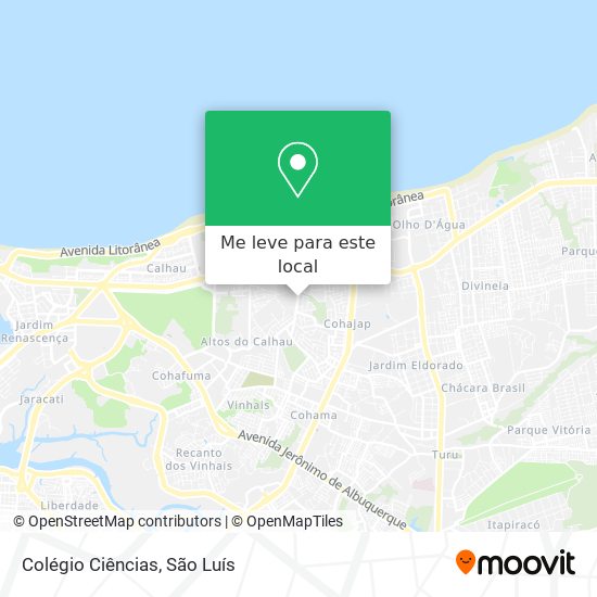 Colégio Ciências mapa
