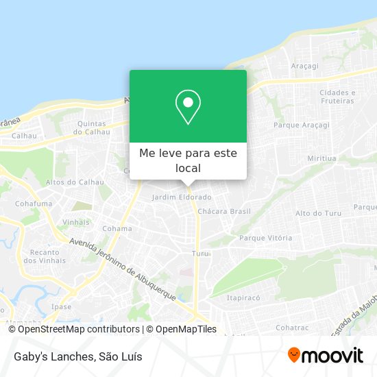 Gaby's Lanches mapa