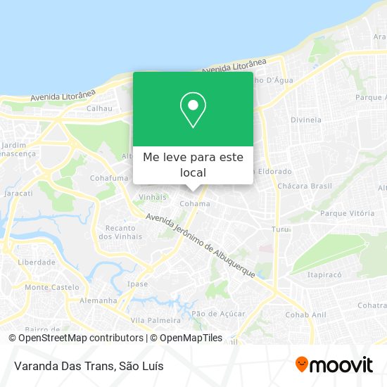 Varanda Das Trans mapa