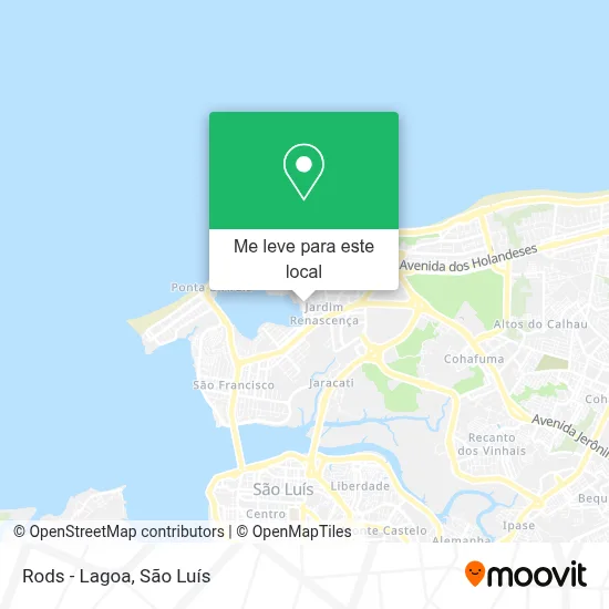 Rods - Lagoa mapa