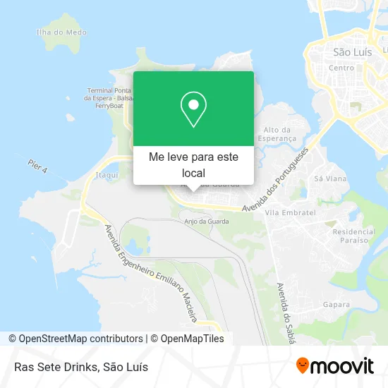 Ras Sete Drinks mapa