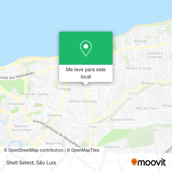 Shell Select mapa