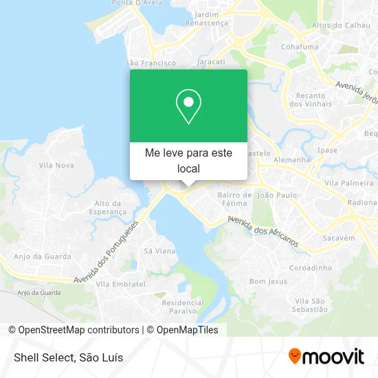 Shell Select mapa