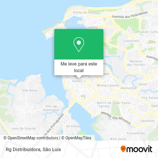 Rg Distribuidora mapa