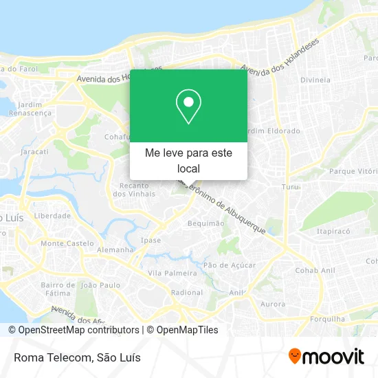 Roma Telecom mapa