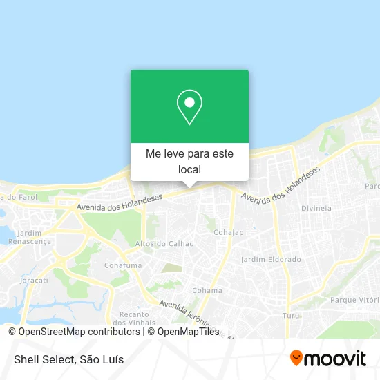 Shell Select mapa