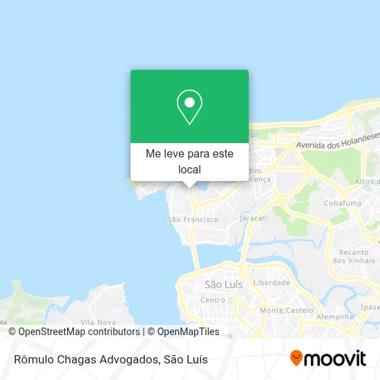Rômulo Chagas Advogados mapa