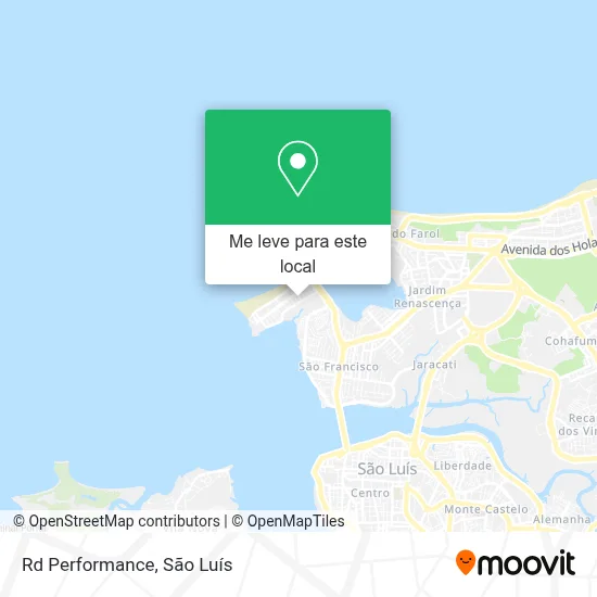 Rd Performance mapa
