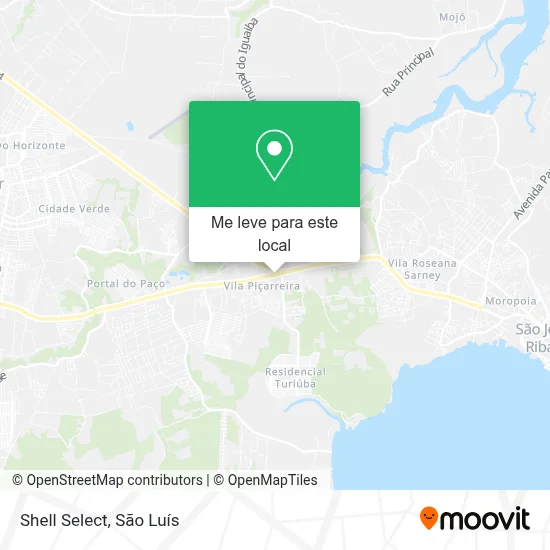 Shell Select mapa