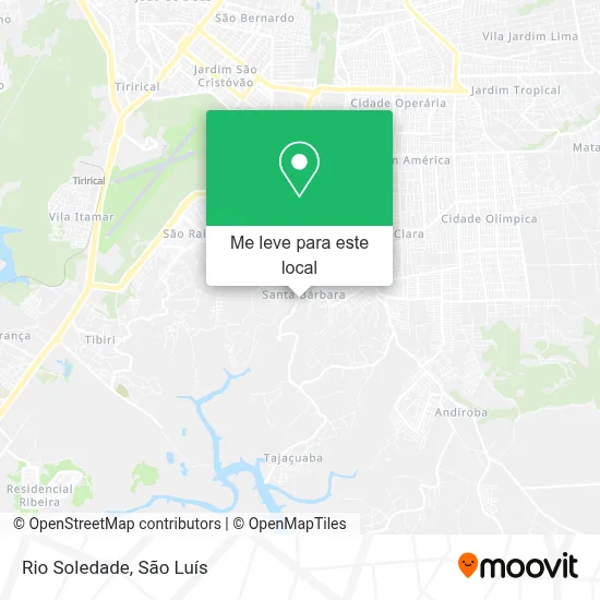 Rio Soledade mapa