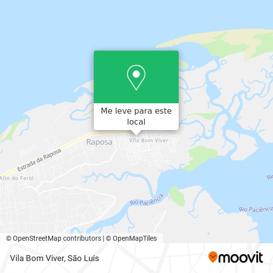 Vila Bom Viver mapa