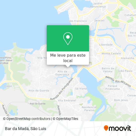 Bar da Madá mapa