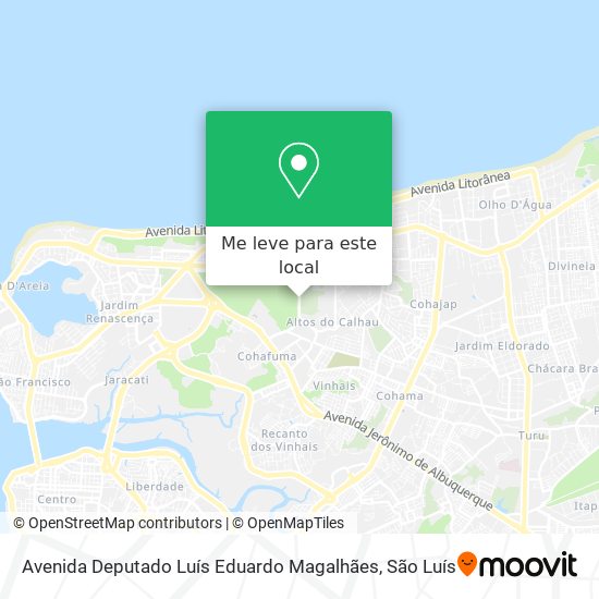 Avenida Deputado Luís Eduardo Magalhães mapa