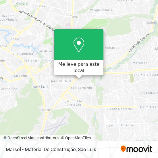 Marsol - Material De Construção mapa