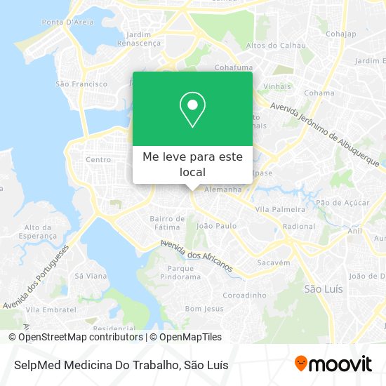 SelpMed Medicina Do Trabalho mapa