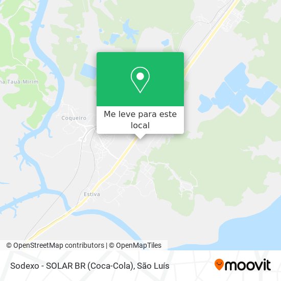 Sodexo - SOLAR BR (Coca-Cola) mapa