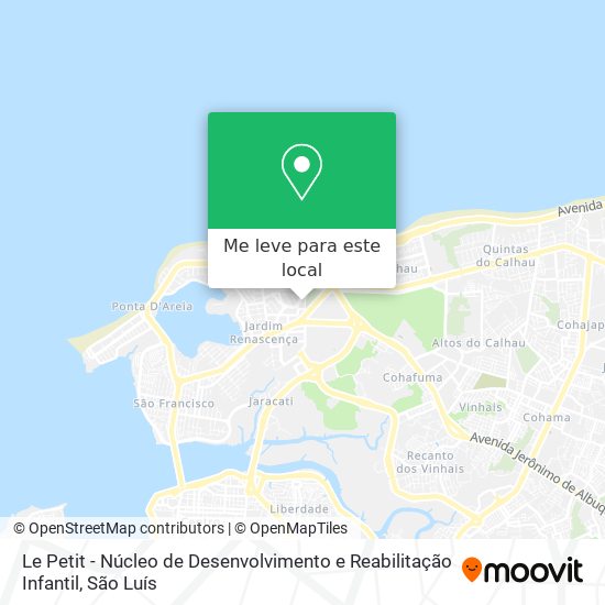 Le Petit - Núcleo de Desenvolvimento e Reabilitação Infantil mapa