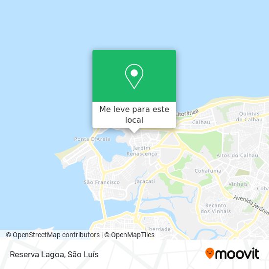Reserva Lagoa mapa