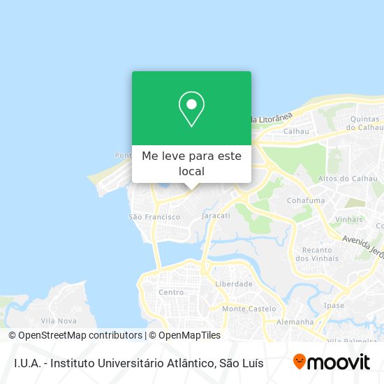 I.U.A. - Instituto Universitário Atlântico mapa