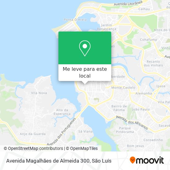 Avenida Magalhães de Almeida 300 mapa