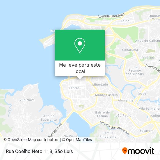 Rua Coelho Neto 118 mapa