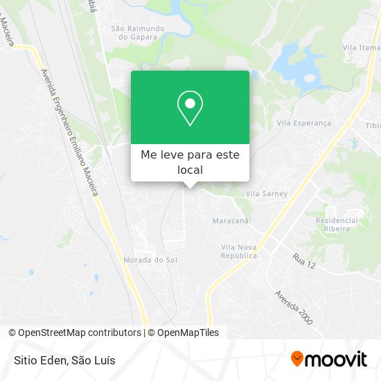 Sitio Eden mapa