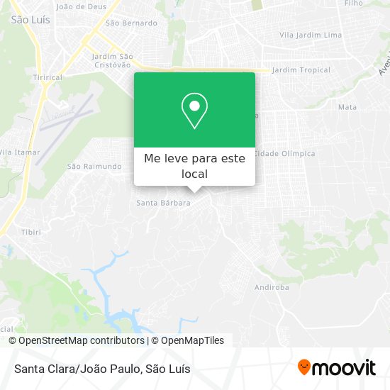 Santa Clara/João Paulo mapa