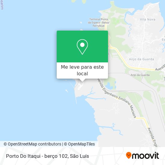 Porto Do Itaqui - berço 102 mapa