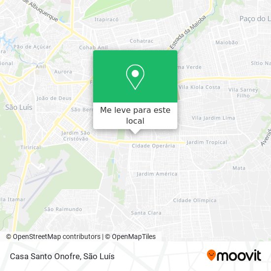 Casa Santo Onofre mapa