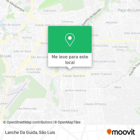 Lanche Da Guida mapa