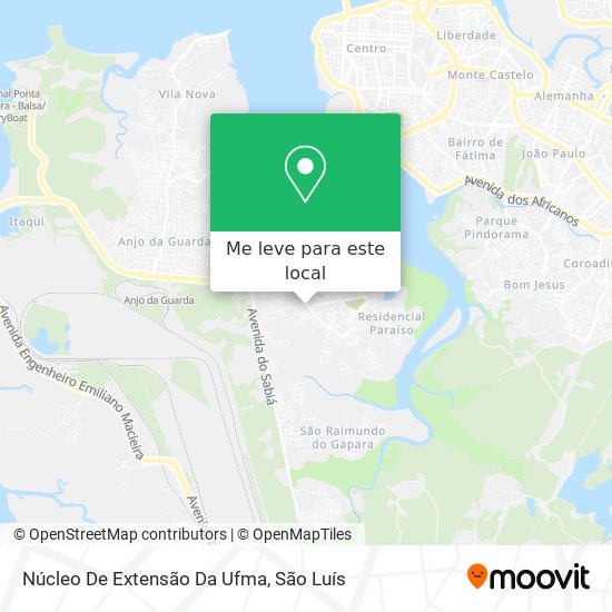 Núcleo De Extensão Da Ufma mapa