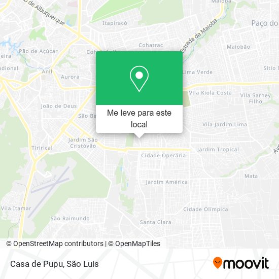 Casa de Pupu mapa