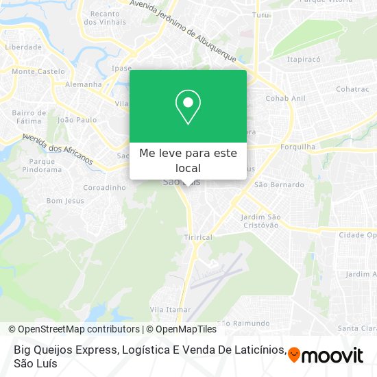 Big Queijos Express, Logística E Venda De Laticínios mapa
