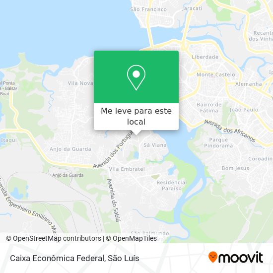 Caixa Econômica Federal mapa