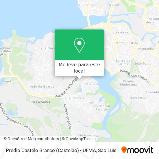 Prédio Castelo Branco (Castelão) - UFMA mapa