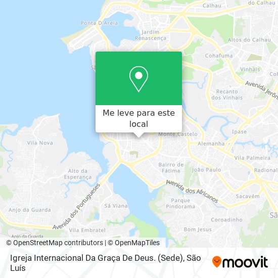 Igreja Internacional Da Graça De Deus. (Sede) mapa