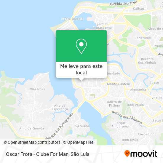 Oscar Frota - Clube For Man mapa