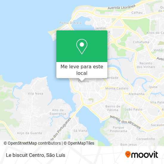 Le biscuit Centro mapa